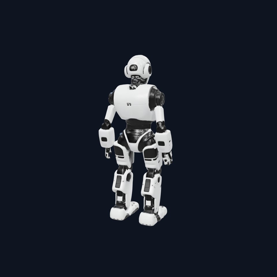 Advanced Humanoid Robot Model for Sci-Fi Projects